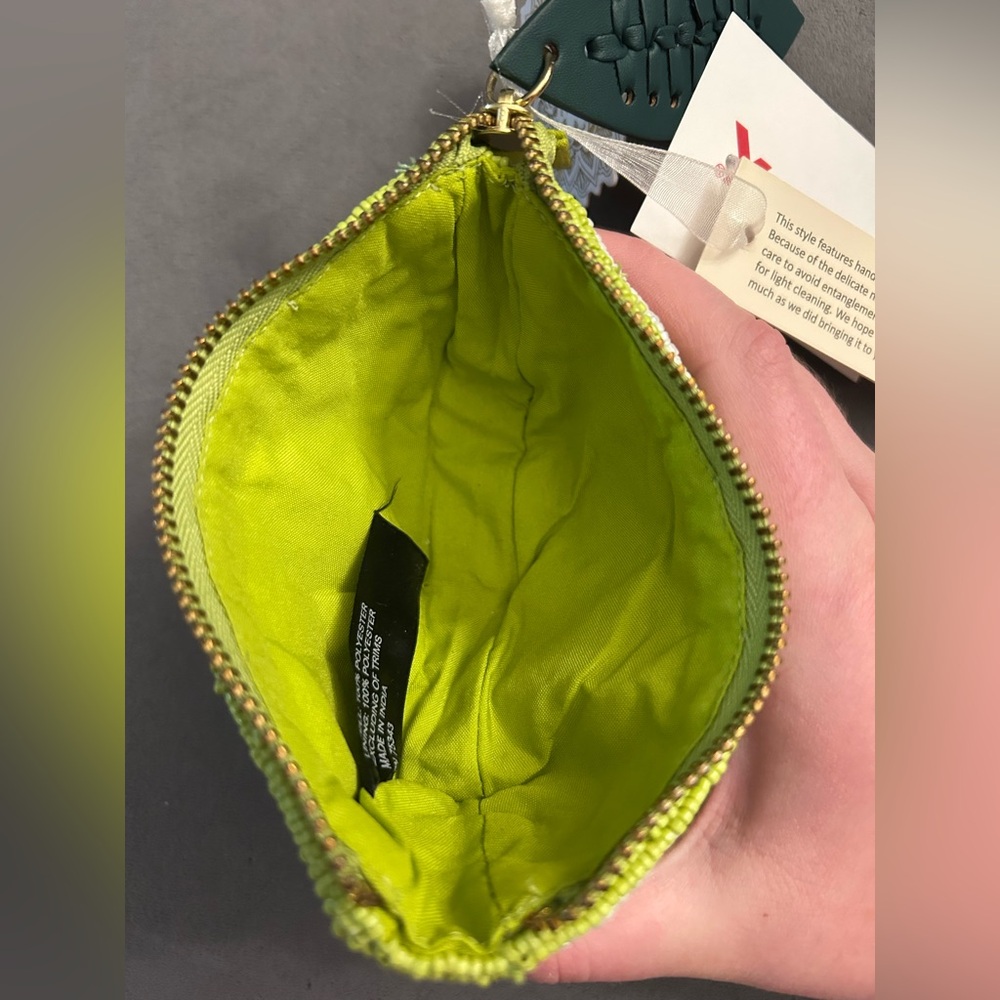 NWT Viral Beaded Lime Slice Coin Purse 🍋‍🟩 - Picture 6 of 6